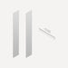 Robern P2SM-GKIT26D4P Surface-Mount and Ganging Kits, 4" x 26" x 2/25", for PL PORTRAY Cabinets