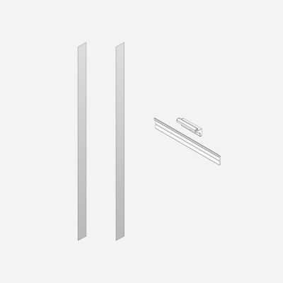 Robern P2SM-GKIT40D6SR Semi-Recessed and Ganging Kits, 6" x 40" x 2/25", for M Series Reserve Cabinets