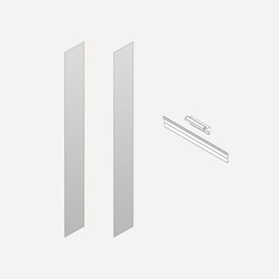 Robern P2SM-GKIT48D6P Surface-Mount and Ganging Kits, 6" x 48" x 2/25", for M Series Reserve Cabinets