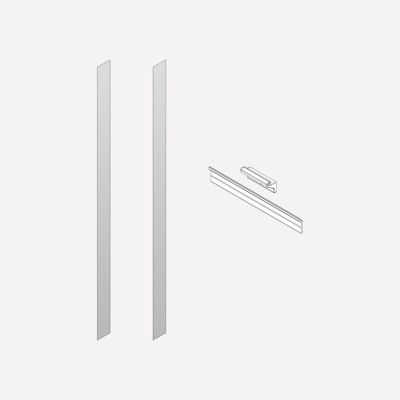 Robern P2SM-GKIT72D4P Surface-Mount and Ganging Kits, 4" x 72" x 2/25", for M Series Reserve and PL PORTRAY Cabinets