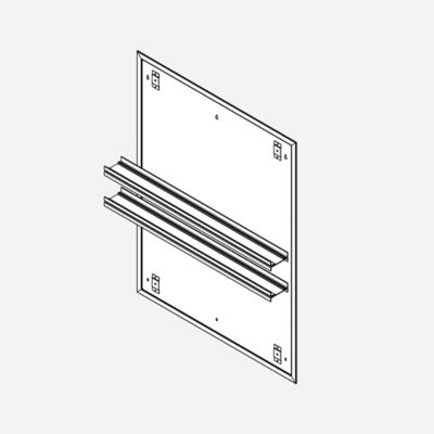 Robern PMGKIT3630 Mirror Ganging Kit, 36" W x 30" H
