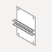 Robern PMGKIT3630 Mirror Ganging Kit, 36" W x 30" H