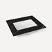 Robern TA24UCO95-8CS1 Quartz Stone Vanity Top, 24" x 1-1/8" x 23", Center Undercounter Sink, Eternal Marquina, Three Hole, fo
