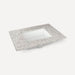 Robern TA30UCO96-8CS1 Quartz Stone Vanity Top, 30" x 1-1/8" x 23", Center Undercounter Sink, Pietra, Three Hole, for Sendai a