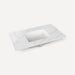 Robern TA36UCO100-8CS2 Quartz Stone Vanity Top, 36" x 1-1/8" x 23", Center Undercounter Sink, Eternal Calacatta Gold, Three H