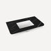 Robern TA36UCO95-8CS6 Quartz Stone Vanity Top, 36" x 1-1/8" x 23", Center Undercounter Sink, Eternal Marquina, Three Hole, fo