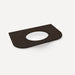 Robern TA36UCO97-8CR1 Quartz Stone Vanity Top, 36" x 1-1/8" x 23", Center Undercounter Sink, Calypso, Three Hole, for Rosebro