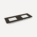 Robern TA60UDO97-8CS7 Quartz Stone Vanity Top, 60" x 1-1/8" x 23", Double Undercounter Sink, Calypso, Three Hole, for Helden