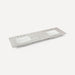 Robern TA72UDO96-8WD1 Quartz Stone Vanity Top, 72" x 1-1/8" x 23", Double Undercounter Sink, Pietra, Three Hole, for Wyndale