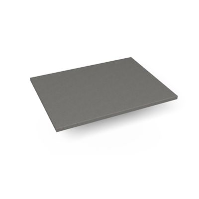 Robern TE25G91 Quartz Stone Vanity Top, 25" x 3/4" x 19", Dry Top, Stone Gray