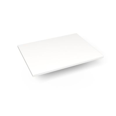 Robern TE25G93 Quartz Stone Vanity Top, 25" x 3/4" x 19", Dry Top, White Zeus Extreme