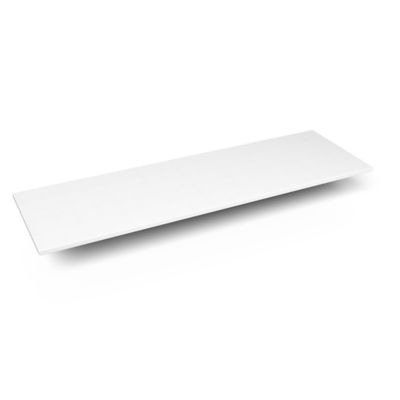 Robern TE61G92 Quartz Stone Vanity Top, 61" x 3/4" x 19", Dry Top, Quartz White
