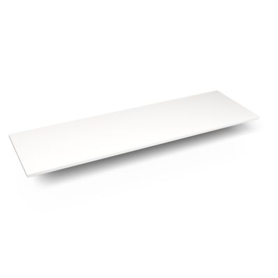 Robern TE61G93 Quartz Stone Vanity Top, 61" x 3/4" x 19", Dry Top, White Zeus Extreme
