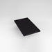 Robern TF13G90 Quartz Stone Vanity Top, 13" x 3/4" x 22", Dry Top, Lava Black