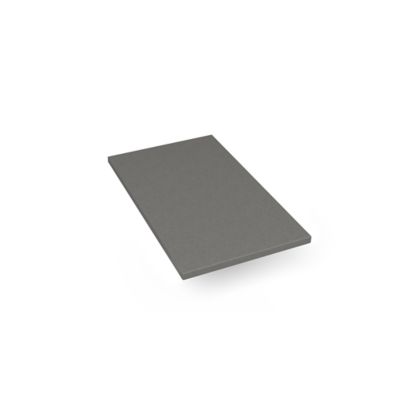 Robern TF13G91 Quartz Stone Vanity Top, 13" x 3/4" x 22", Dry Top, Stone Gray