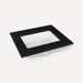 Robern TF25UCO90-1 Quartz Stone Vanity Top, 25" x 3/4" x 22", Center Undercounter Sink, Lava Black, Single Hole