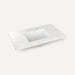 Robern TF37UCO94-8 Quartz Stone Vanity Top, 37" x 3/4" x 22", Center Undercounter Sink, Lyra, Three Hole