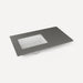 Robern TF37ULO91-8 Quartz Stone Vanity Top, 37" x 3/4" x 22", Left Offset Undercounter Sink, Stone Gray, Three Hole