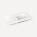 Robern TF37URO92-1 Quartz Stone Vanity Top, 37" x 3/4" x 22", Right Offset Undercounter Sink, Quartz White, Single Hole