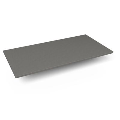 Robern TF43G91 Quartz Stone Vanity Top, 43" x 3/4" x 22", Dry Top, Stone Gray