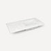 Robern TF43URO94-8 Quartz Stone Vanity Top, 43" x 3/4" x 22", Right Offset Undercounter Sink, Lyra, Three Hole