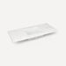 Robern TF49UCO94-1 Quartz Stone Vanity Top, 49" x 3/4" x 22", Center Undercounter Sink, Lyra, Single Hole