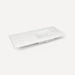 Robern TF49URO94-1 Quartz Stone Vanity Top, 49" x 3/4" x 22", Right Offset Undercounter Sink, Lyra, Single Hole