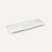 Robern TF61UCO94-8 Quartz Stone Vanity Top, 61" x 3/4" x 22", Center Undercounter Sink, Lyra, Three Hole