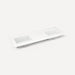 Robern TF61UDO92-1D4 Quartz Stone Vanity Top, 61" x 3/4" x 22", Double Undercounter Sink, Quartz White, Single Hole