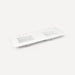 Robern TF61UDO92-8D2 Quartz Stone Vanity Top, 61" x 3/4" x 22", Double Undercounter Sink, Quartz White, Three Hole
