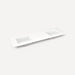 Robern TF73UDO93-8D6 Quartz Stone Vanity Top, 73" x 3/4" x 22", Double Undercounter Sink, White Zeus Extreme, Three Hole