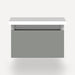 Robern VM12H1D21F27N 12" x 7-1/2" x 21", Matte Gray, Full Drawer