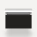 Robern VM12H1D21F28S 12" x 7-1/2" x 21", Matte Black, Full Drawer, Selectable Night Light, 2700K/4000K Temperature (Warm/Cool