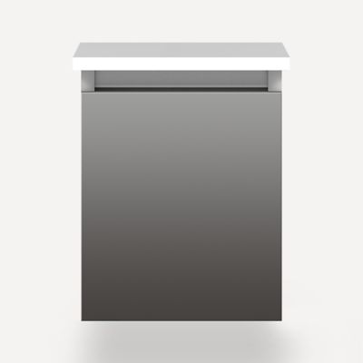 Robern VM12H2D21F11N 12" x 15" x 21", Tinted Gray Mirror, Full Drawer