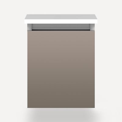 Robern VM12H2D21F12N 12" x 15" x 21", Satin Bronze, Full Drawer