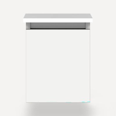 Robern VM12H2D21F21N 12" x 15" x 21", White, Full Drawer