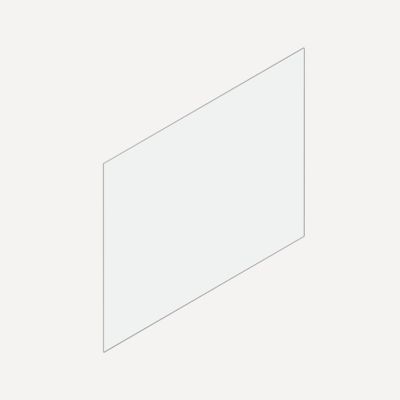 Robern VM1SKH2D21-26 Cartesian & Side Kit, 15" H x 21" D, Single Side Kit, Matte White