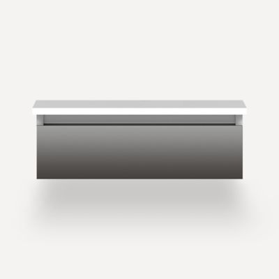 Robern VM24H1D21F11N 24" x 7-1/2" x 21", Tinted Gray Mirror, Full Drawer