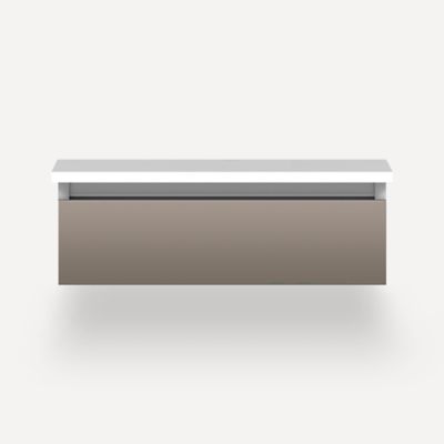 Robern VM24H1D21F12N 24" x 7-1/2" x 21", Satin Bronze, Full Drawer