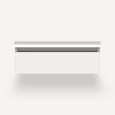 Robern VM24H1D21P19N 24" x 7-1/2" x 21", Satin White, Plumbing Drawer