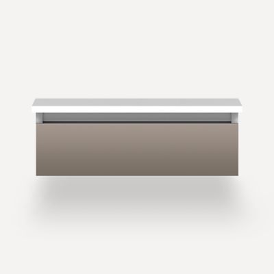 Robern VM24H1D21R12S 24" x 7-1/2" x 21", Satin Bronze, False Front Drawer, Selectable Night Light, 2700K/4000K Temperature (W