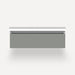 Robern VM24H1D21R27S 24" x 7-1/2" x 21", Matte Gray, False Front Drawer, Selectable Night Light, 2700K/4000K Temperature (War