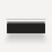 Robern VM24H1D21R28S 24" x 7-1/2" x 21", Matte Black, False Front Drawer, Selectable Night Light, 2700K/4000K Temperature (Wa