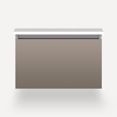 Robern VM24H2D21F12S 24" x 15" x 21", Satin Bronze, Full Drawer, Selectable Night Light, 2700K/4000K Temperature (Warm/Cool L