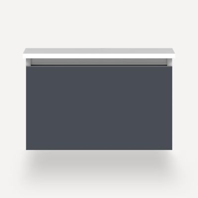 Robern VM24H2D21F17N 24" x 15" x 21", Matte Slate, Full Drawer