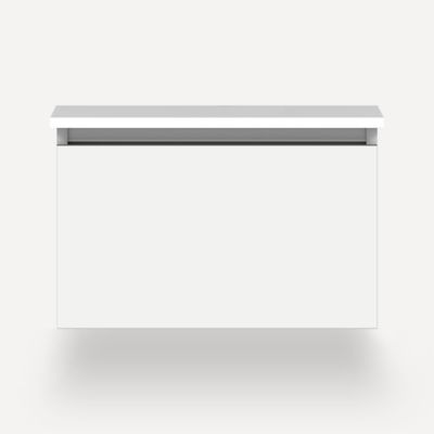 Robern VM24H2D21F21S 24" x 15" x 21", White, Full Drawer, Selectable Night Light, 2700K/4000K Temperature (Warm/Cool Light)