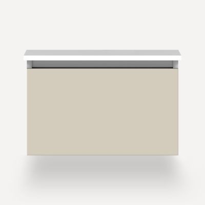 Robern VM24H2D21P16S 24" x 15" x 21", Matte Sand, Plumbing Drawer, Selectable Night Light, 2700K/4000K Temperature (Warm/Cool