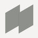 Robern VM2SKH3D21-27 Cartesian & Side Kit, 22-1/2" H x 21" D, Pair Side Kits, Matte Gray