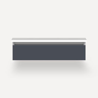 Robern VM30H1D21F17S 30" x 7-1/2" x 21", Matte Slate, Full Drawer, Selectable Night Light, 2700K/4000K Temperature (Warm/Cool