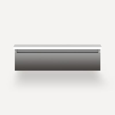 Robern VM30H1D21P11S 30" x 7-1/2" x 21", Tinted Gray Mirror, Plumbing Drawer, Selectable Night Light, 2700K/4000K Temperature